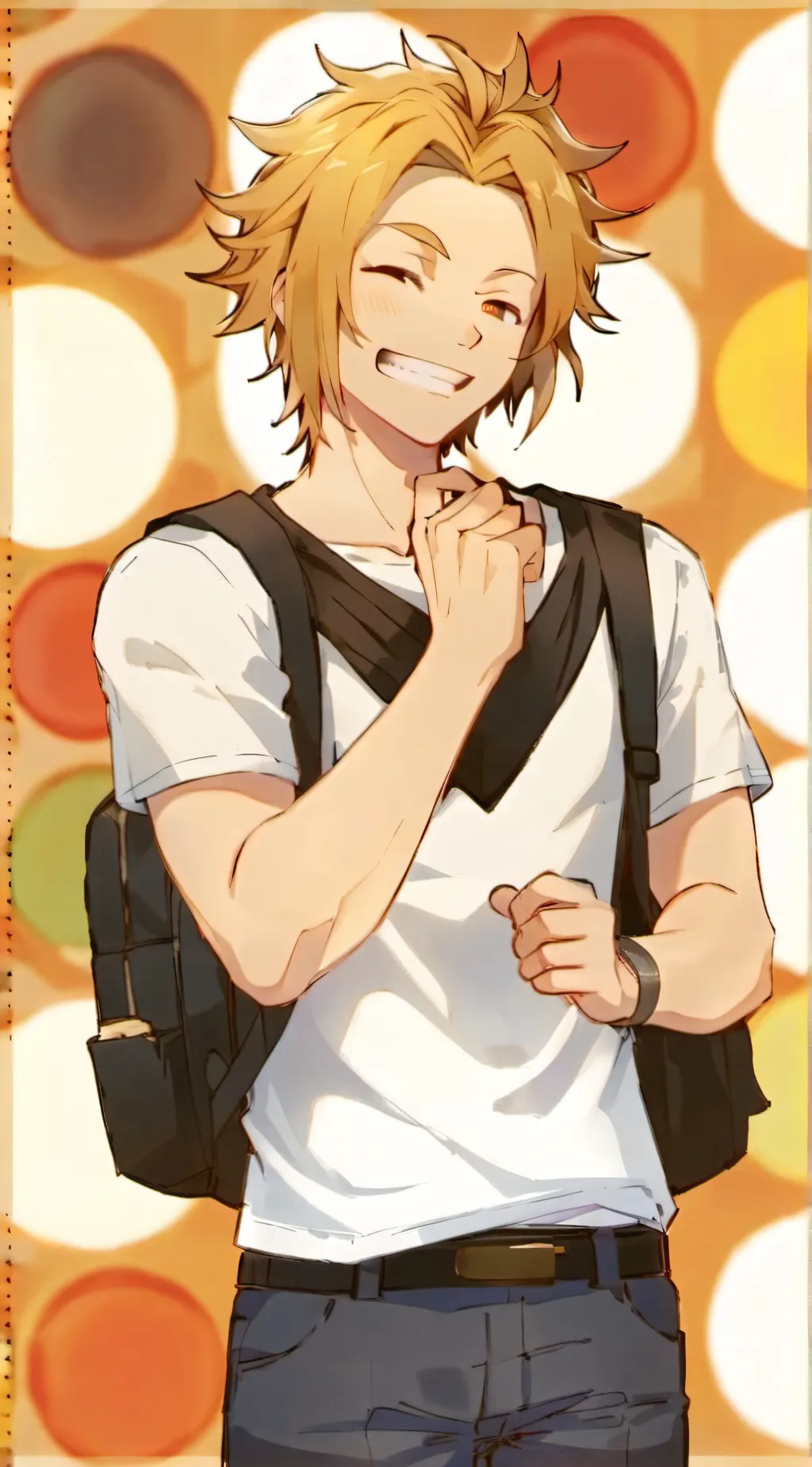 ai character: debki kaminari background