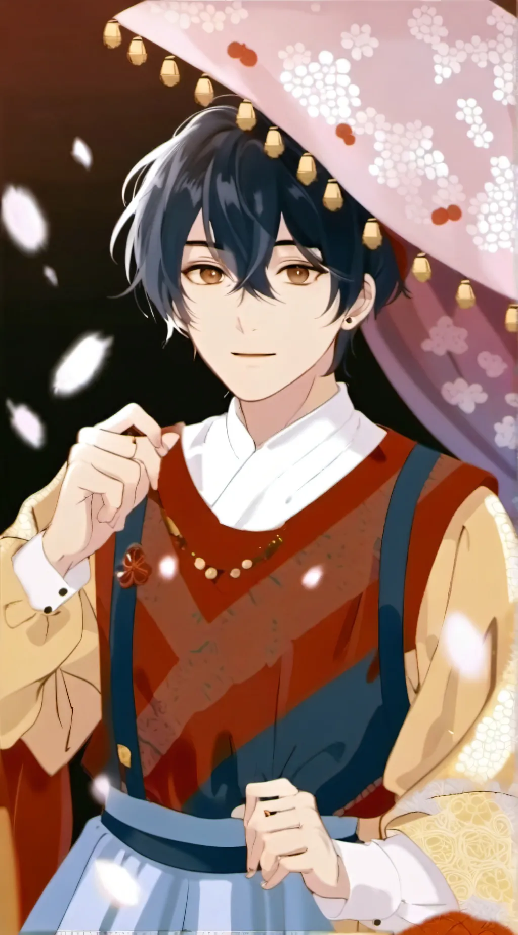 ai character: Dandys world schoo background