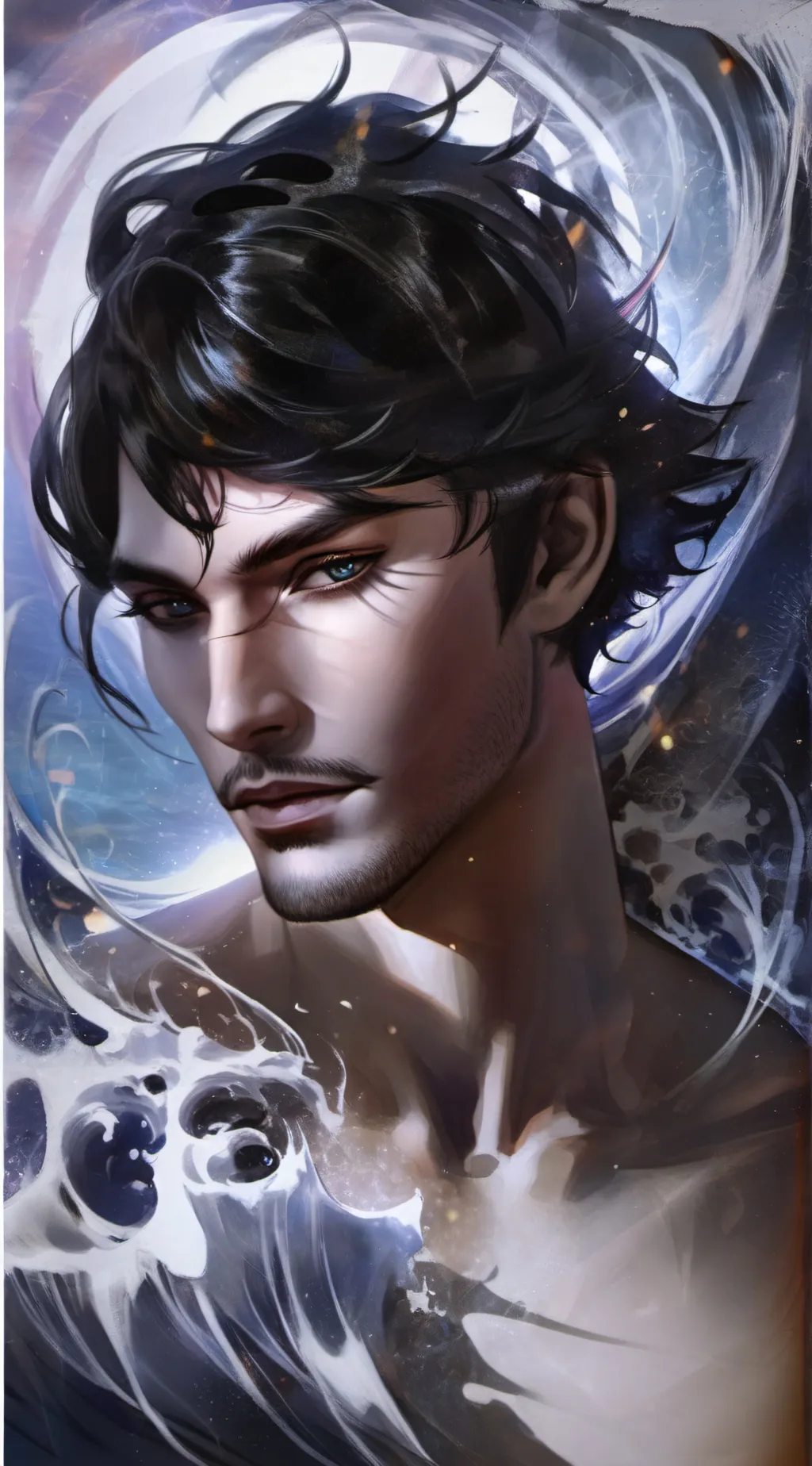 ai character: 흫 .. Rain. 흫 background