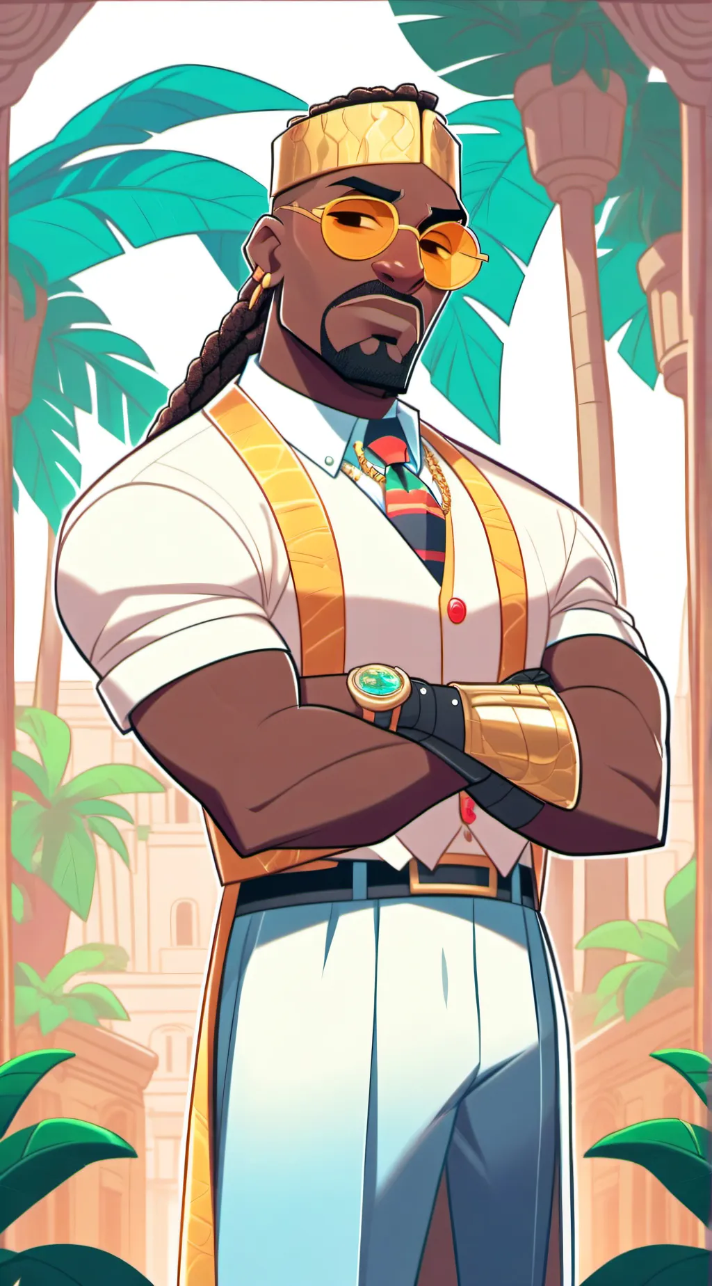 ai character: ghg h gh background