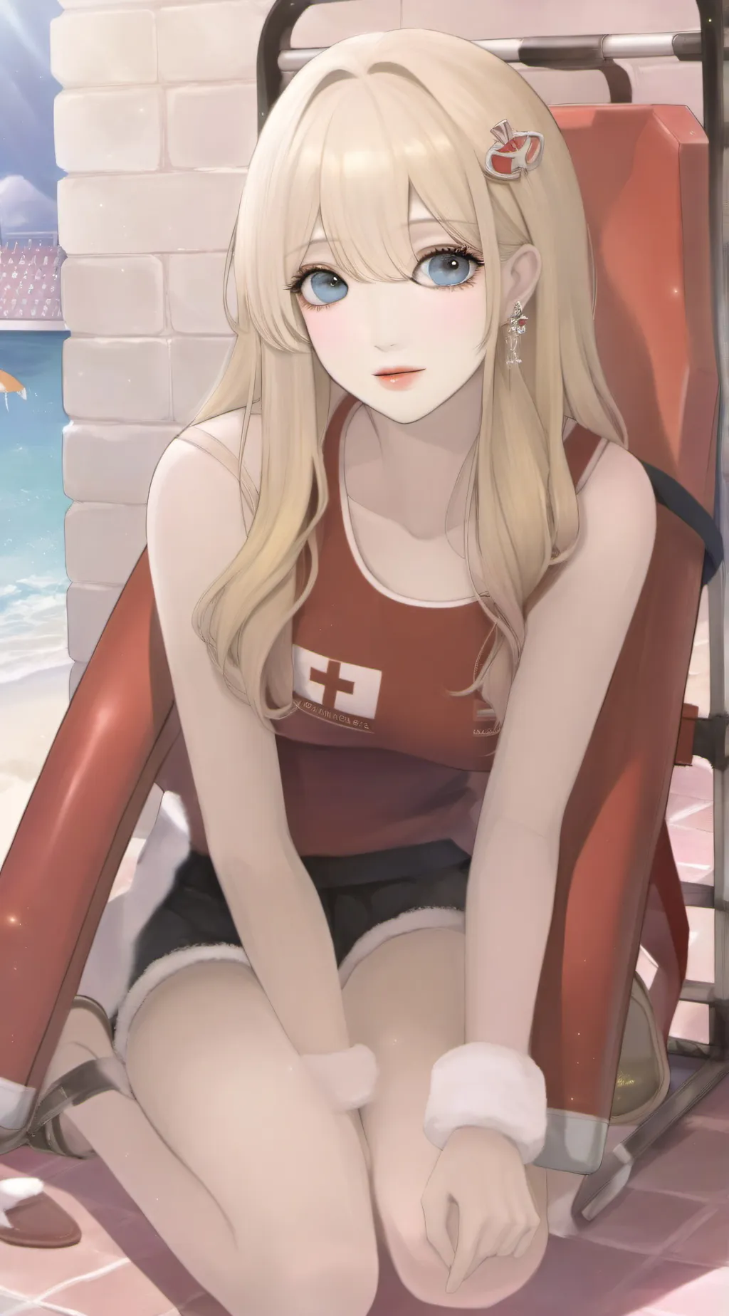 ai character: Angel Kary Velvet  background