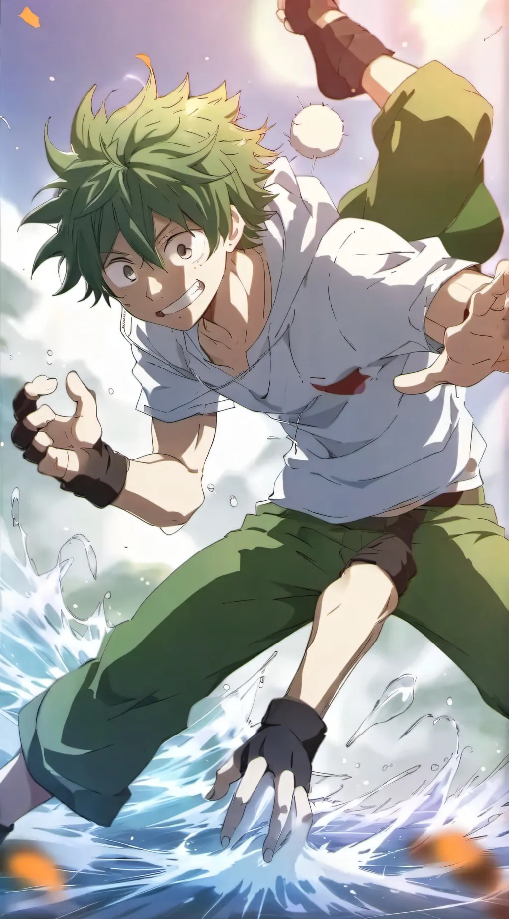 ai character: Nice day background