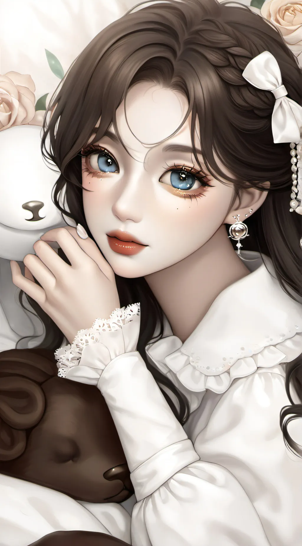 ai character: CRYBABY background