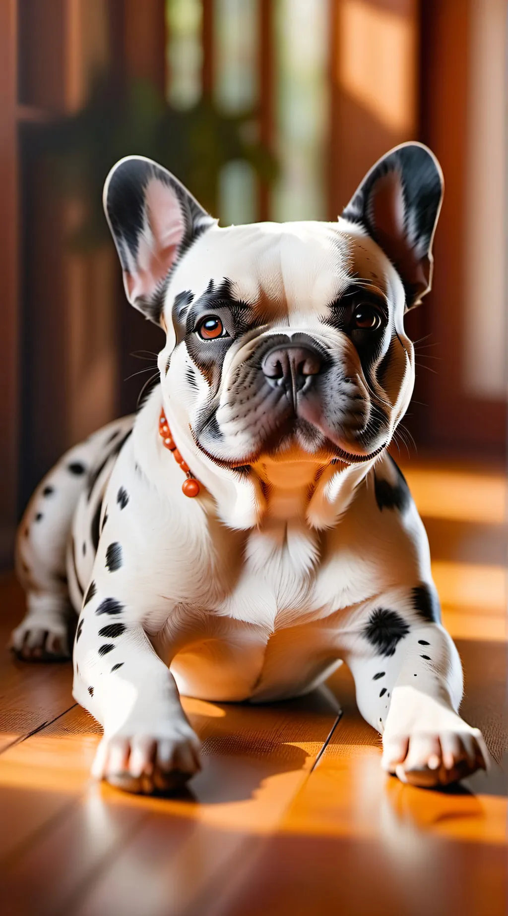 ai character: Lazy frenchie background