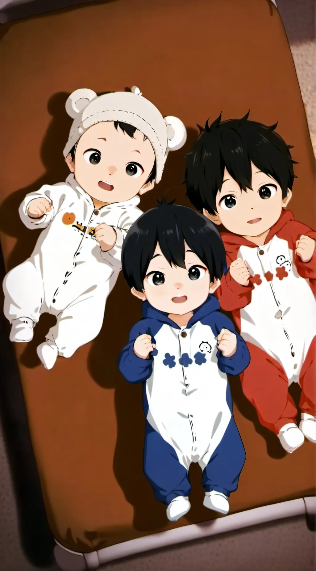 ai character: Baby brothers  background