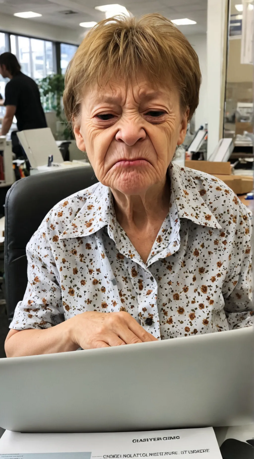 ai character: granny background