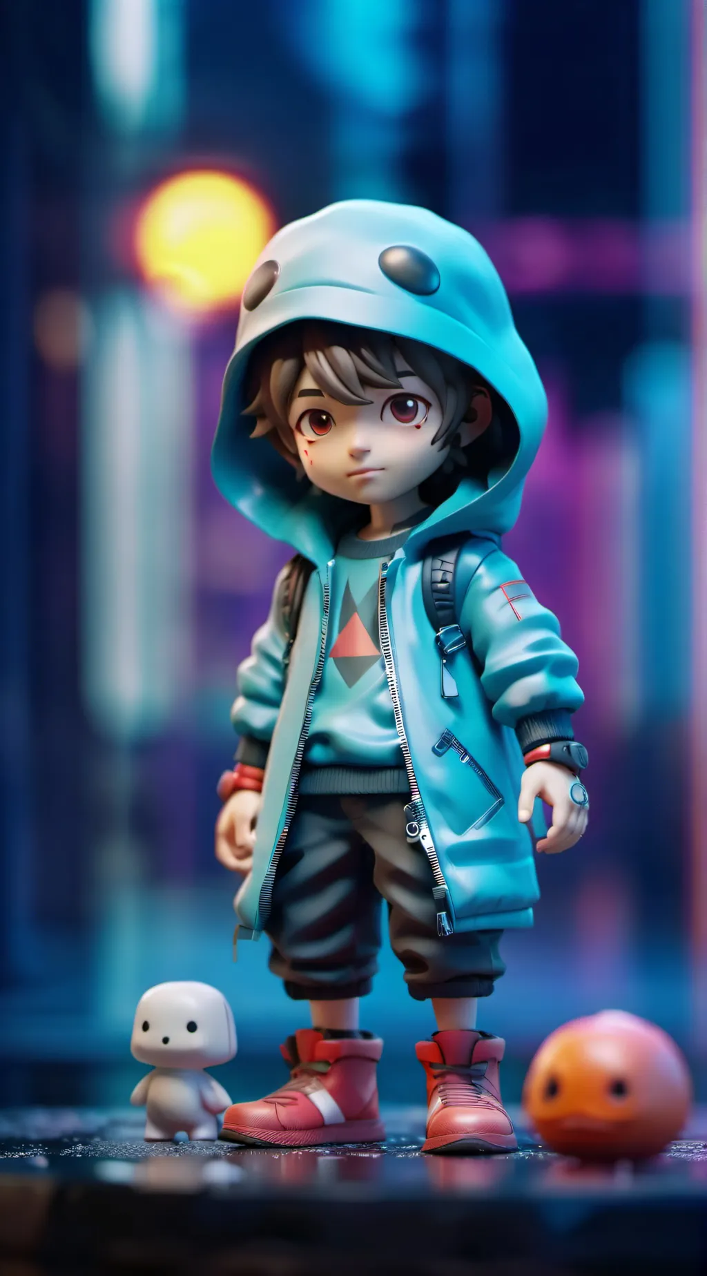 ai character: Heh background