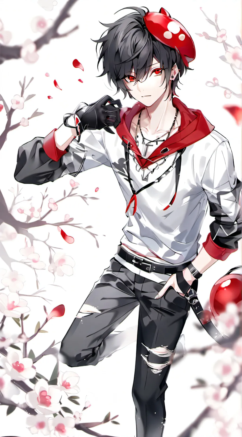 ai character: ~●# xio #~● background