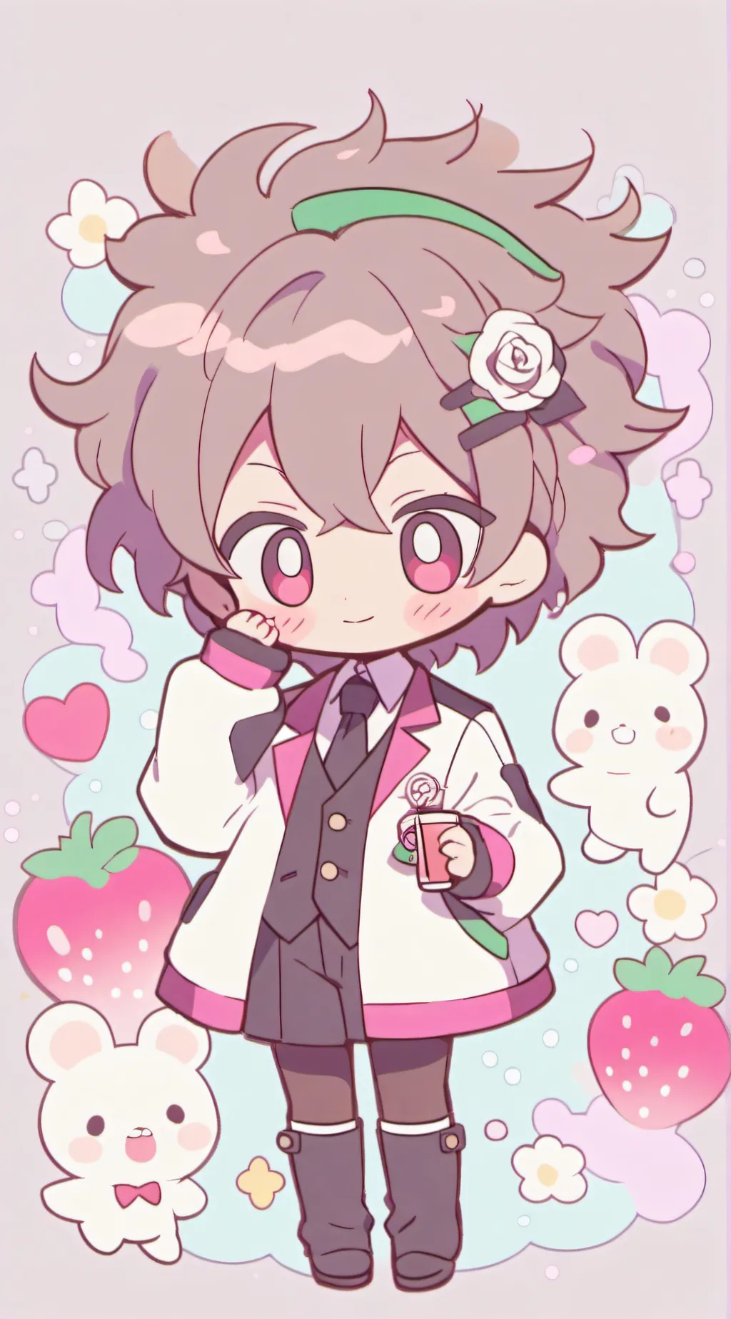 ai character: Makoto  naegi  background