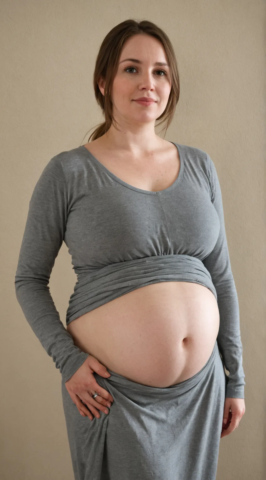 ai character: Pregnant background