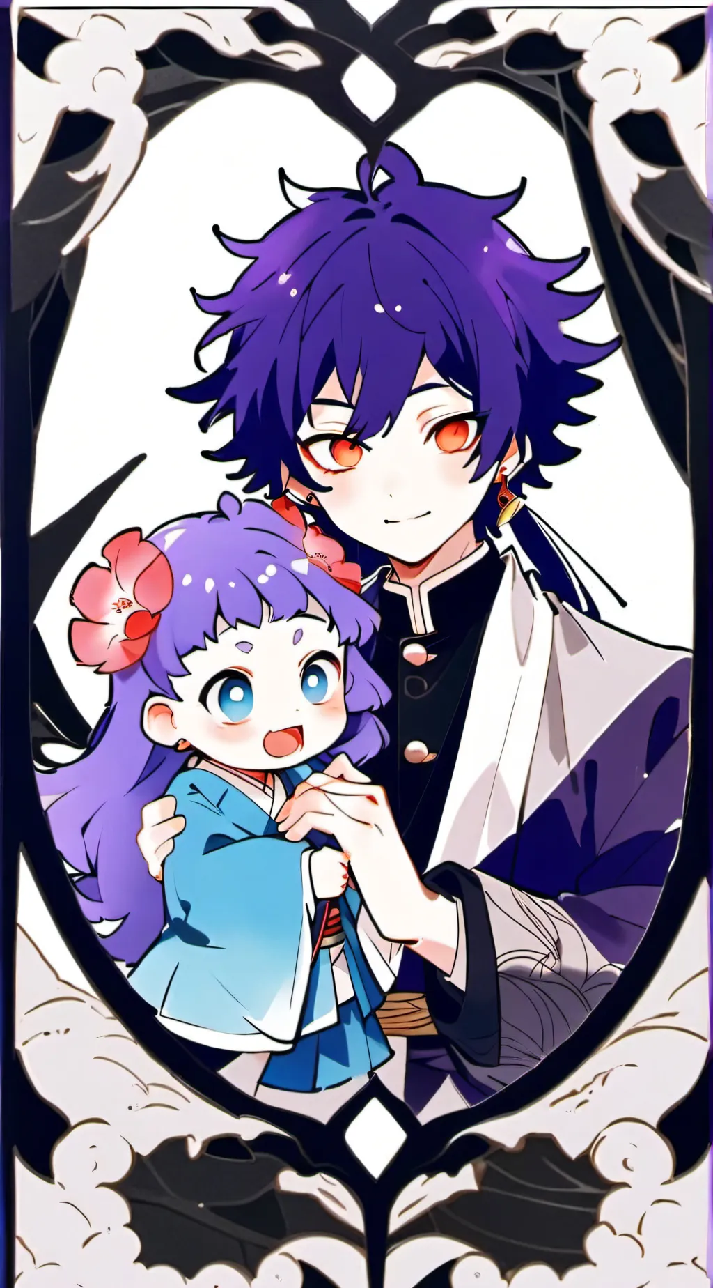 ai character: Sabito x Giyuu♡ background