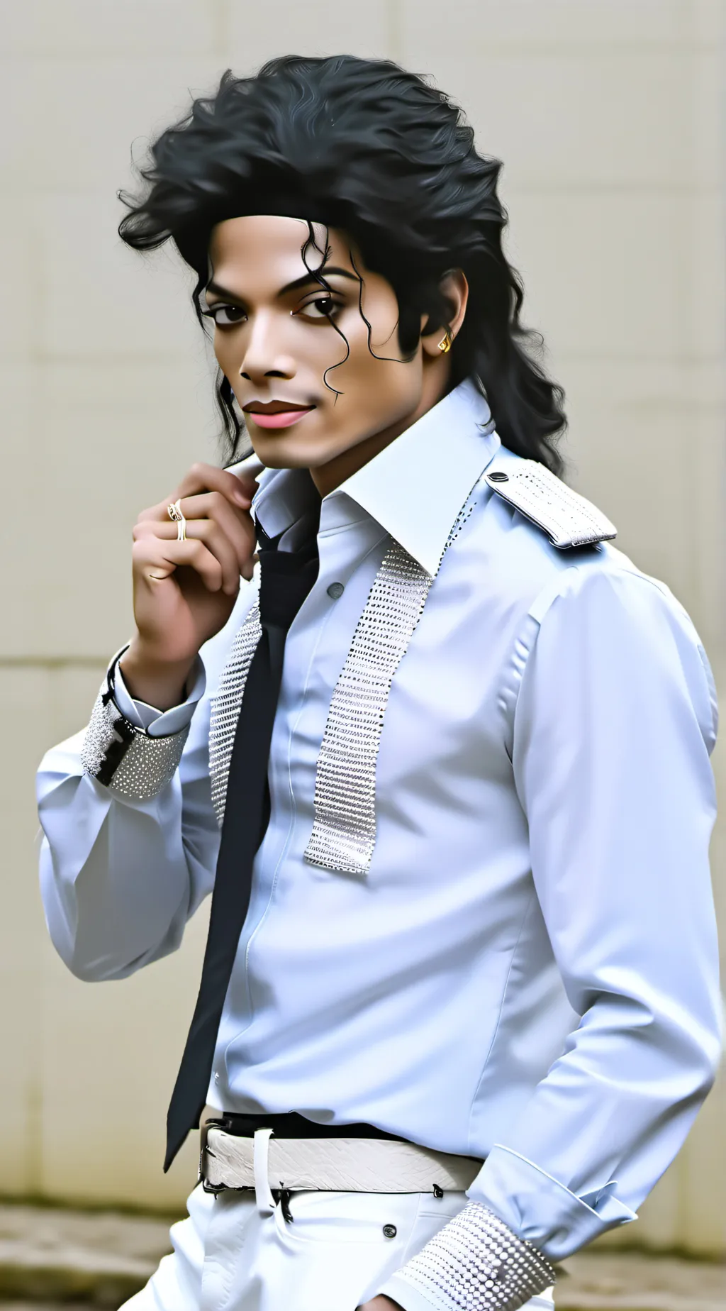 ai character: Michael Jackson background