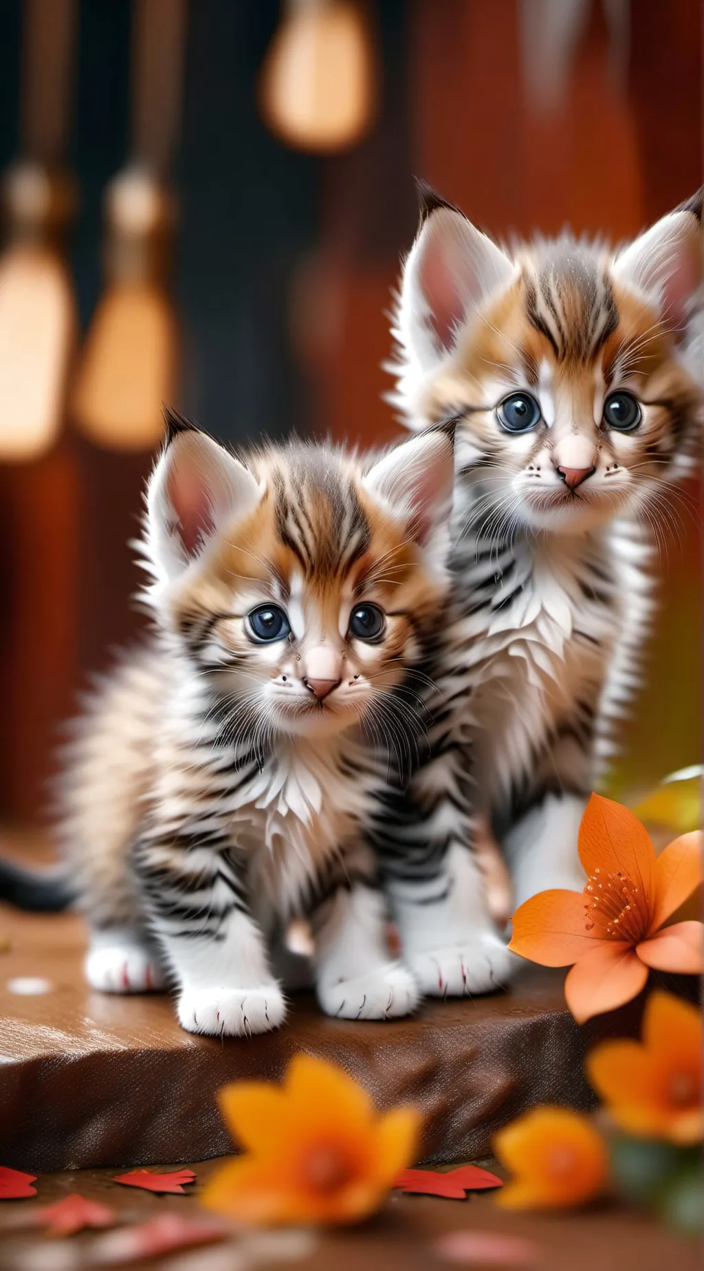 ai character: kittens background