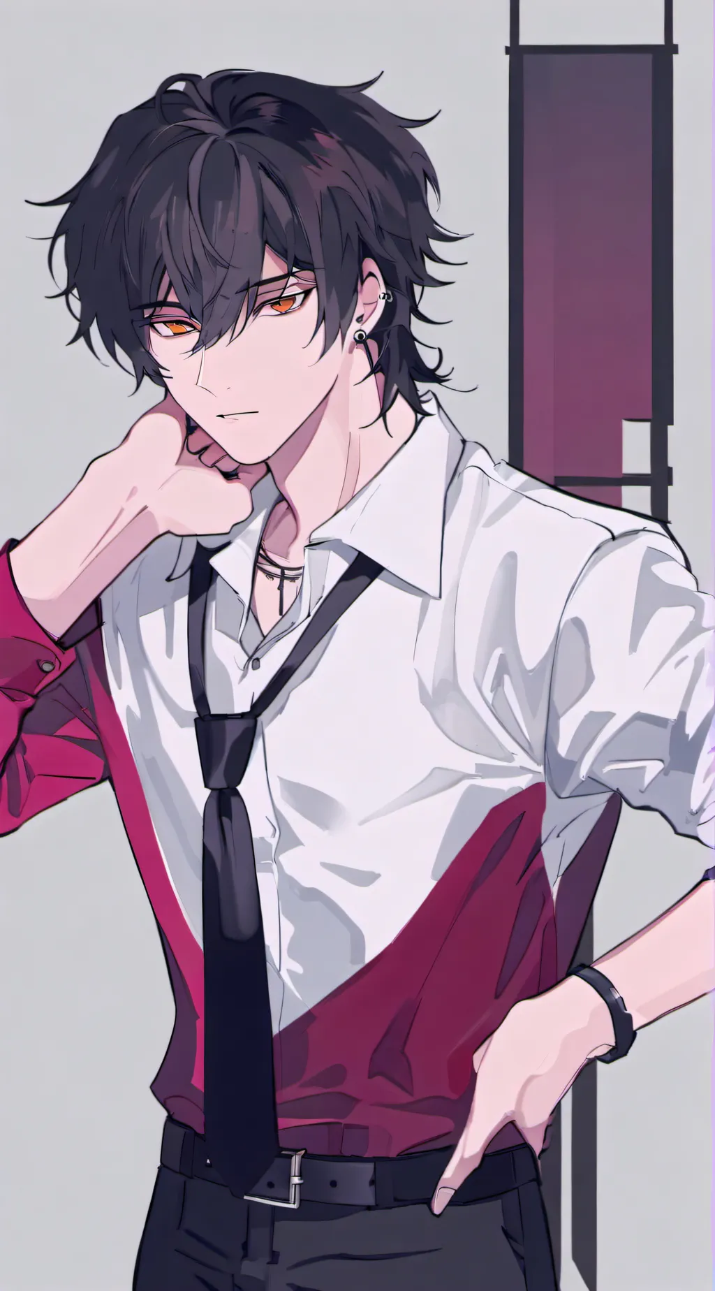 ai character: ××××× background