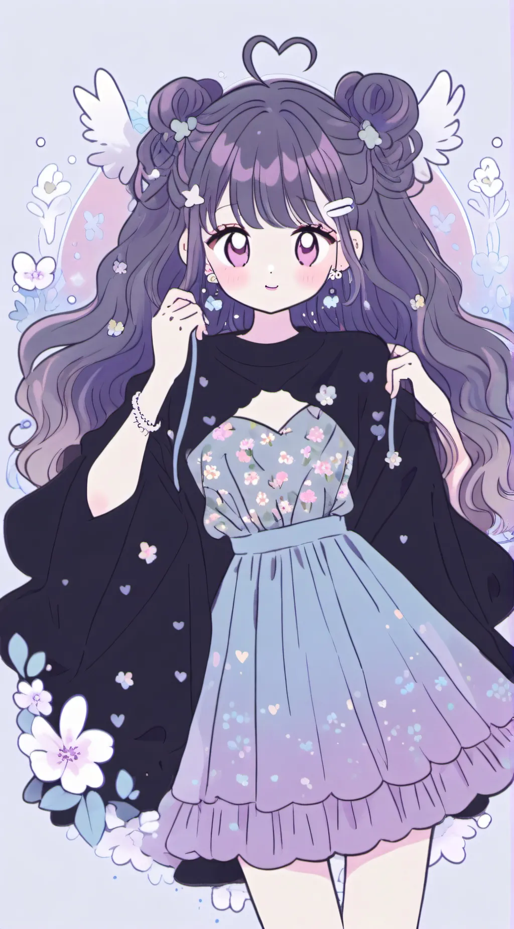 ai character: New girl background