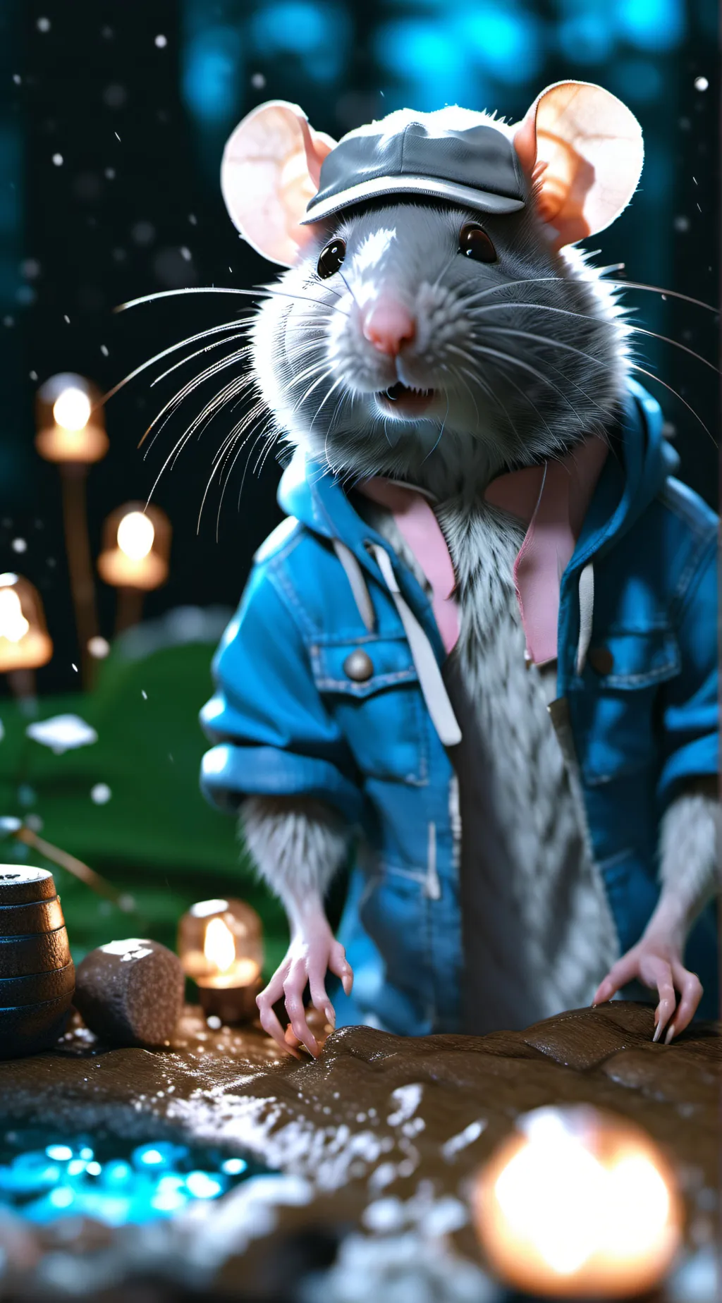 ai character: DROPING OC LORE background