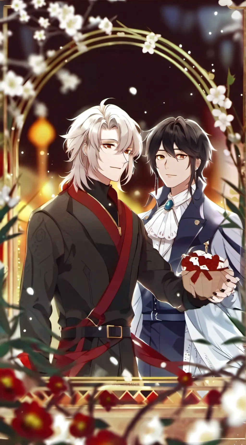 ai character: You and ur bf  background