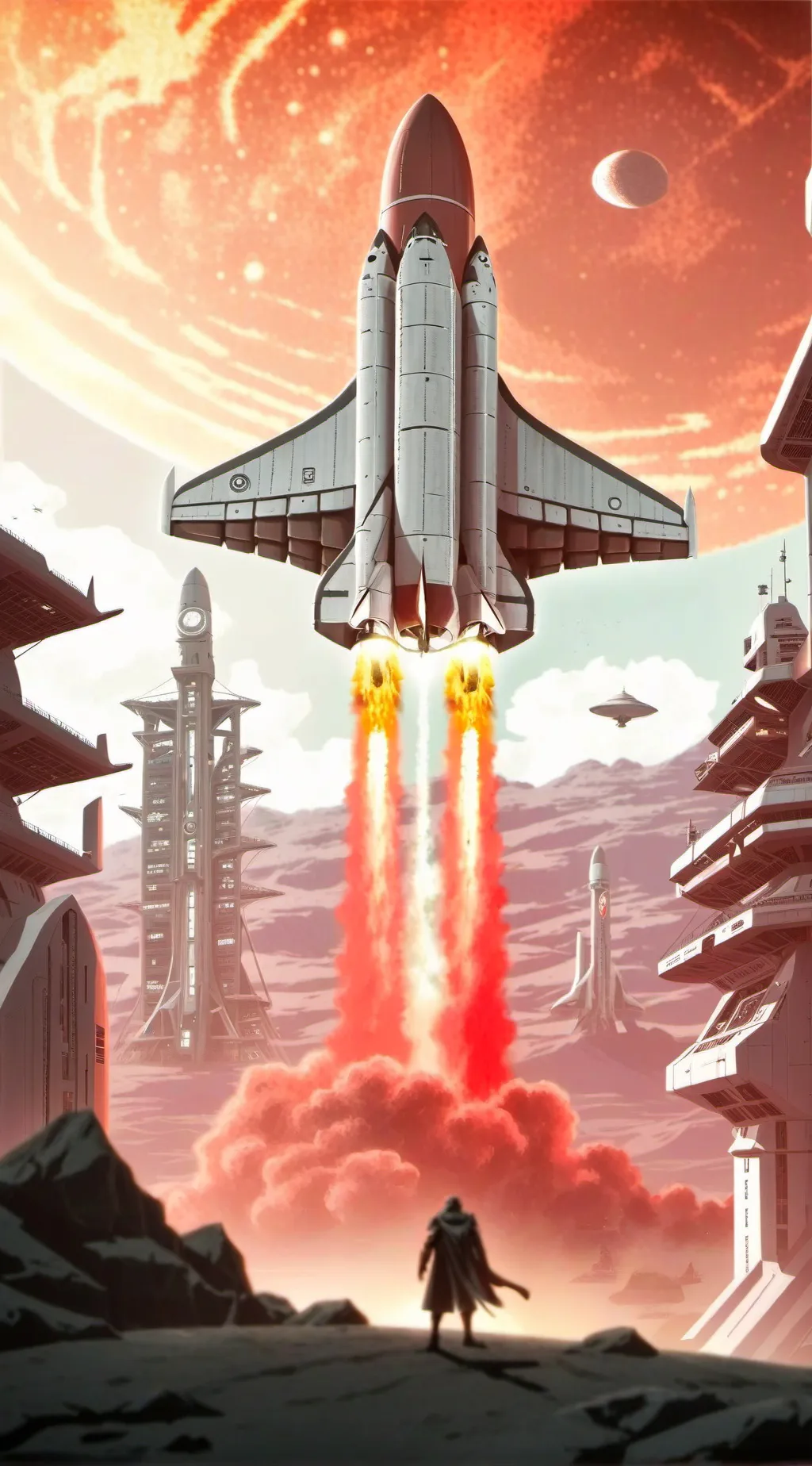 ai character: Goofy Planets Game background