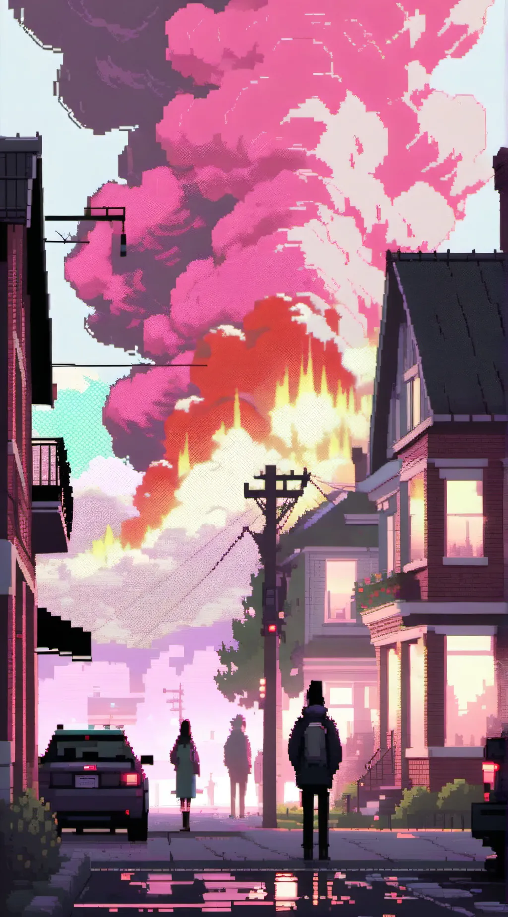 ai character: Mha hero flames  background