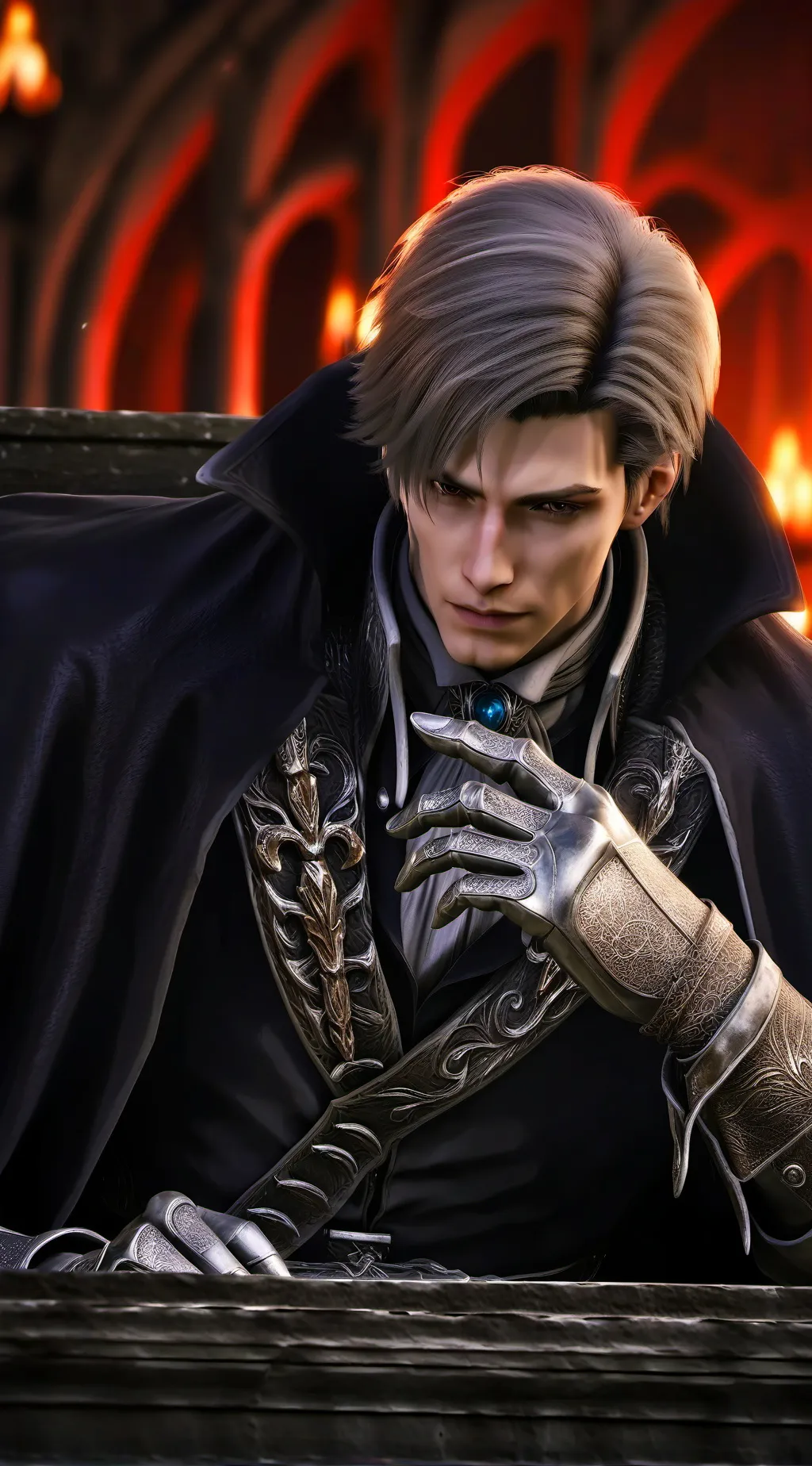 ai character: coby black background