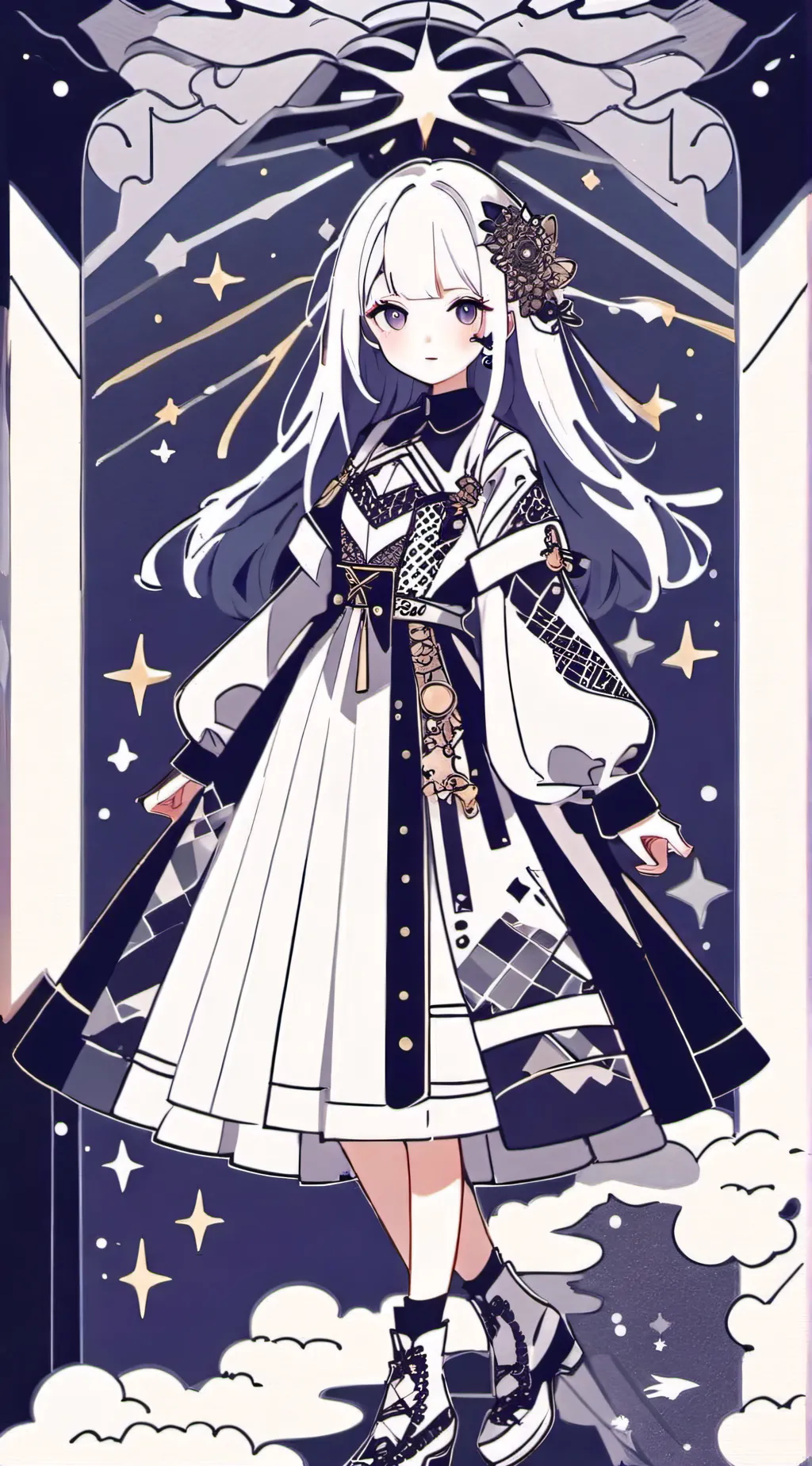 ai character: Md background