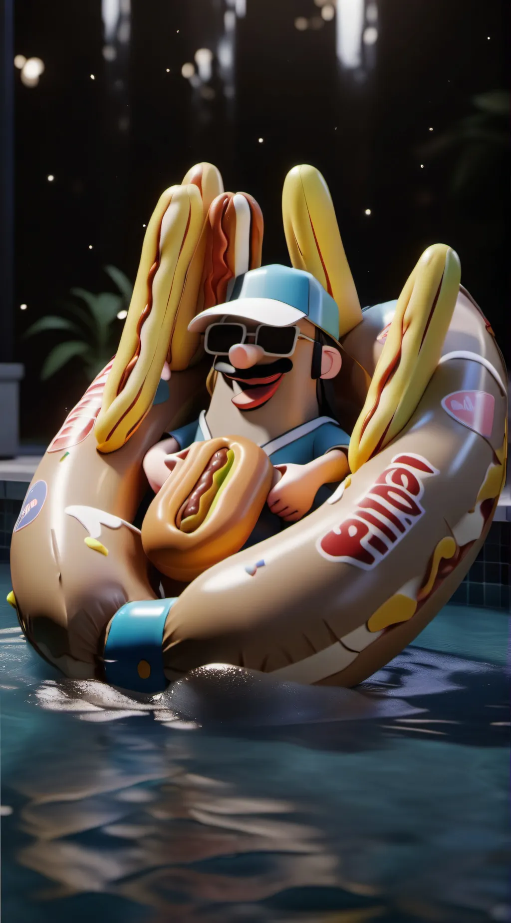 ai character: doug(brawl stars) background