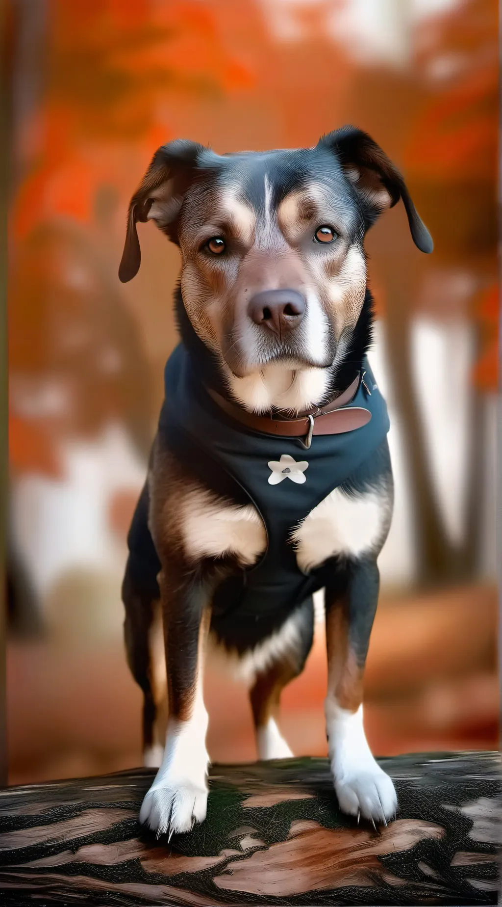 ai character: dog background