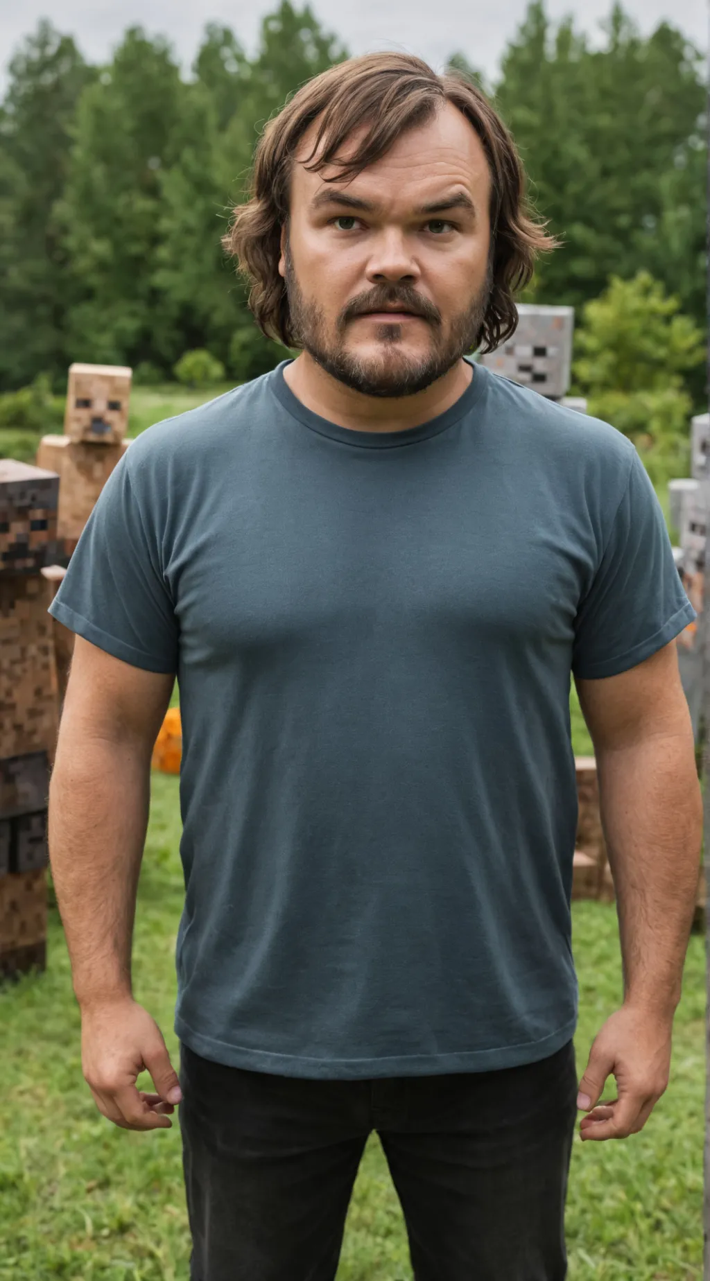 ai character: I AM STEVE background