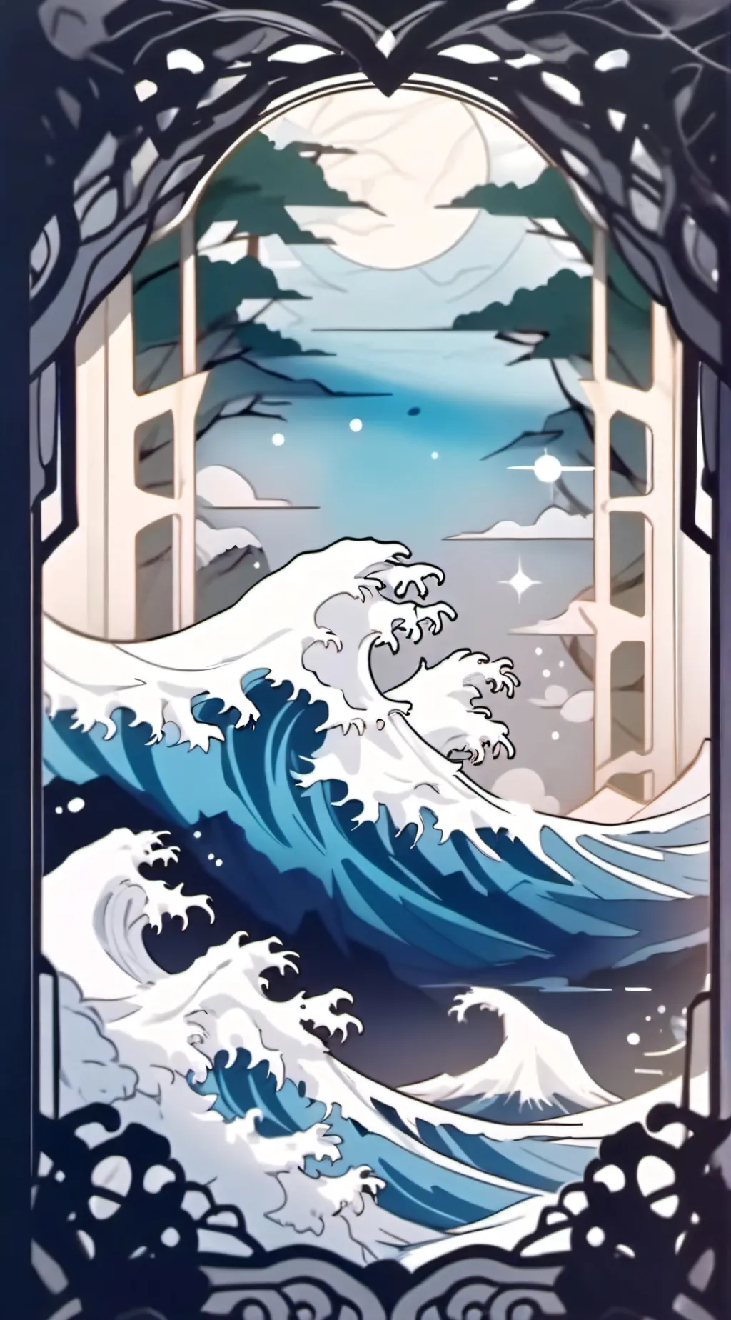 ai character: Mha + cosplay background