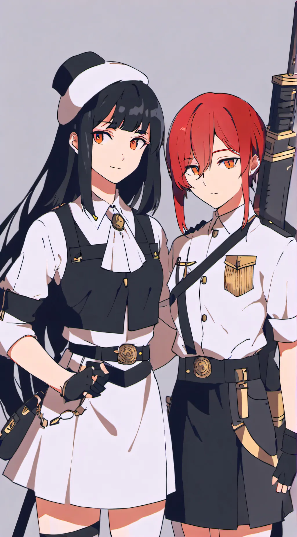 ai character: Soldier sisters background