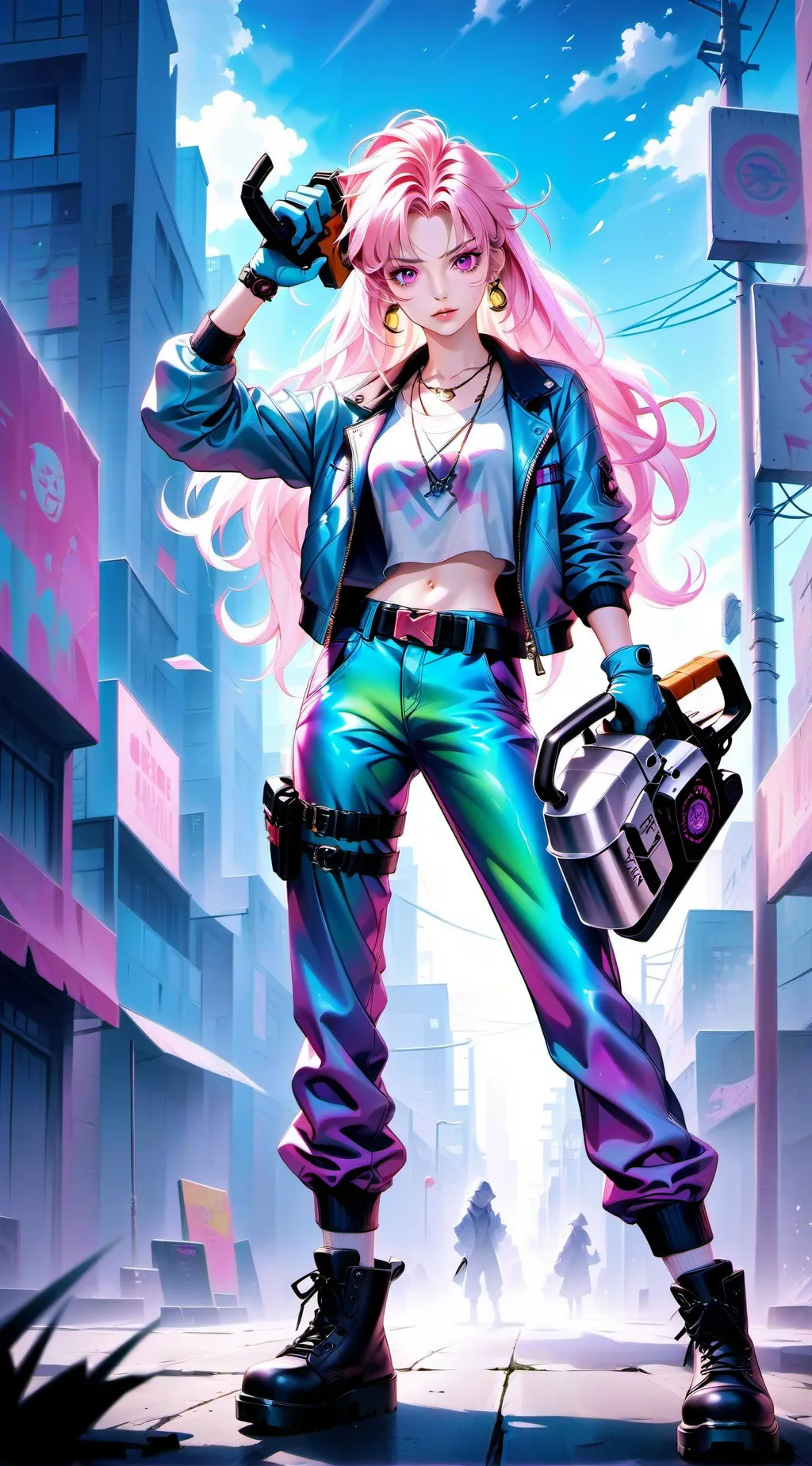 ai character: Lolicop  background