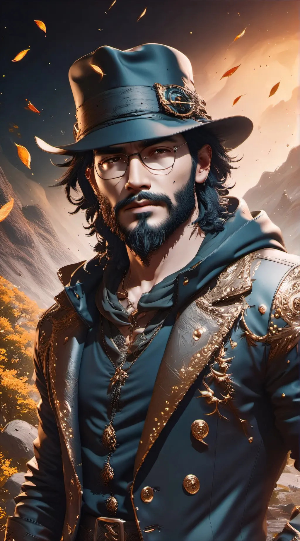 ai character: Zander background