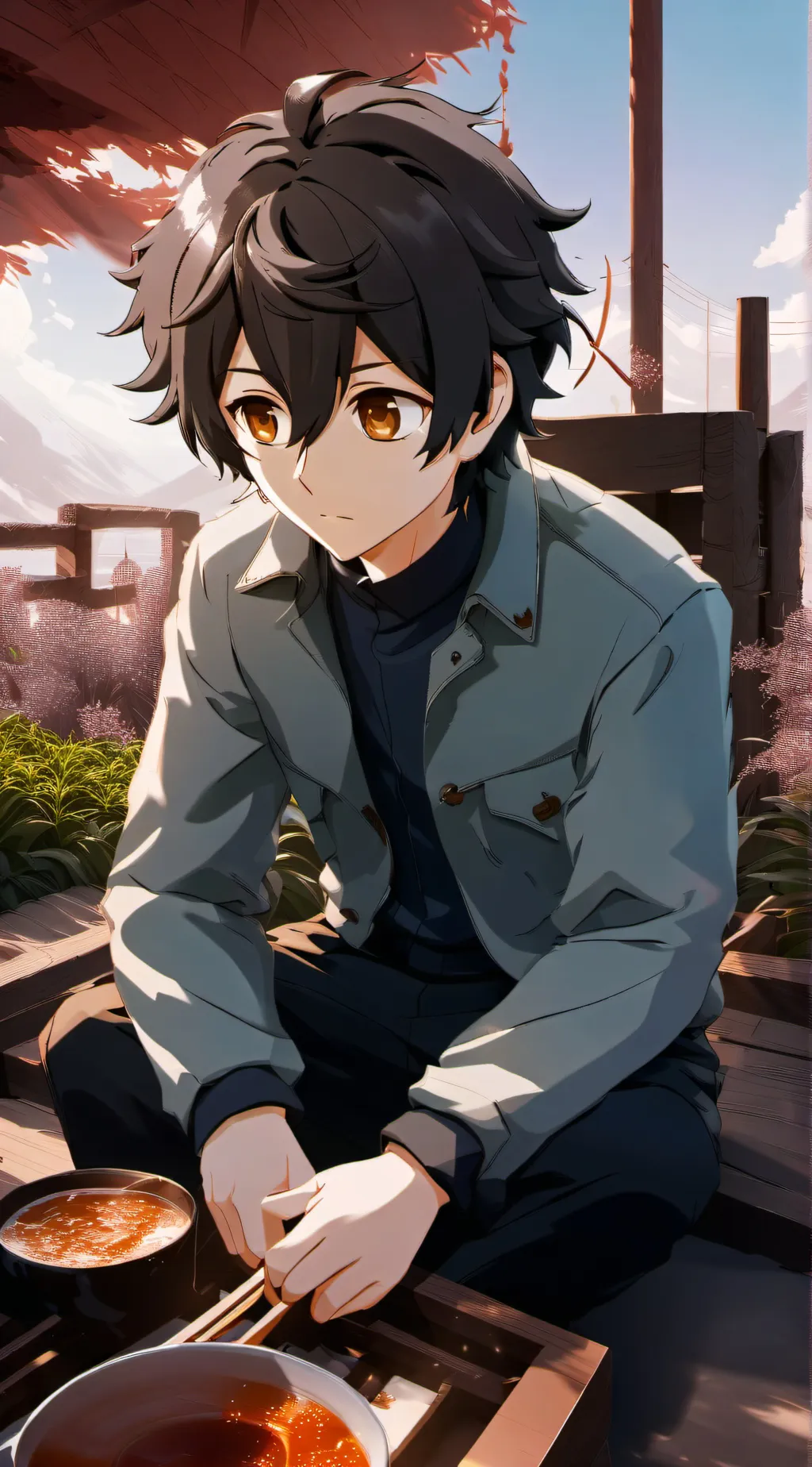 ai character: Ritsu background