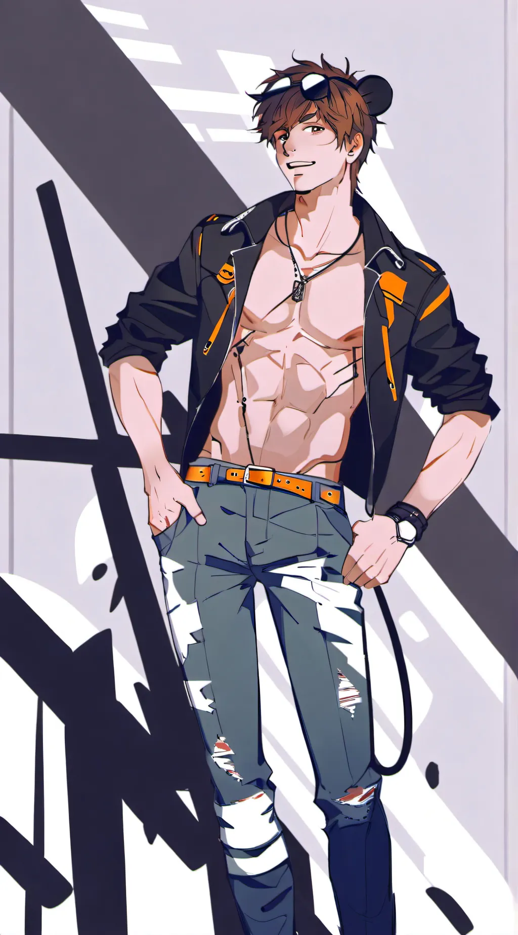 ai character: Adam Davies background