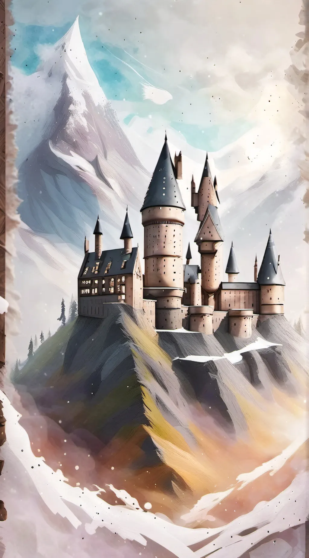 ai character: Hogwarts background