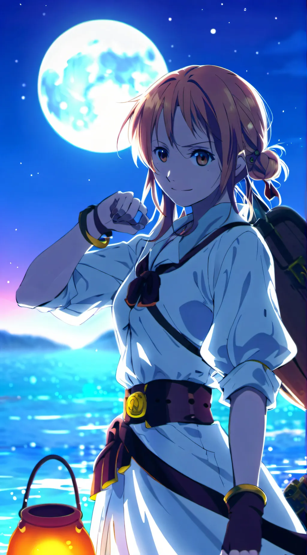 ai character: Nami background