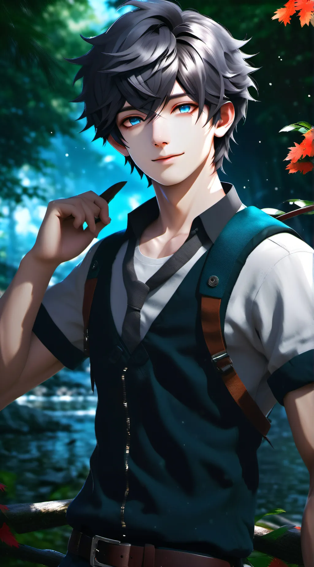 ai character: Loren  background