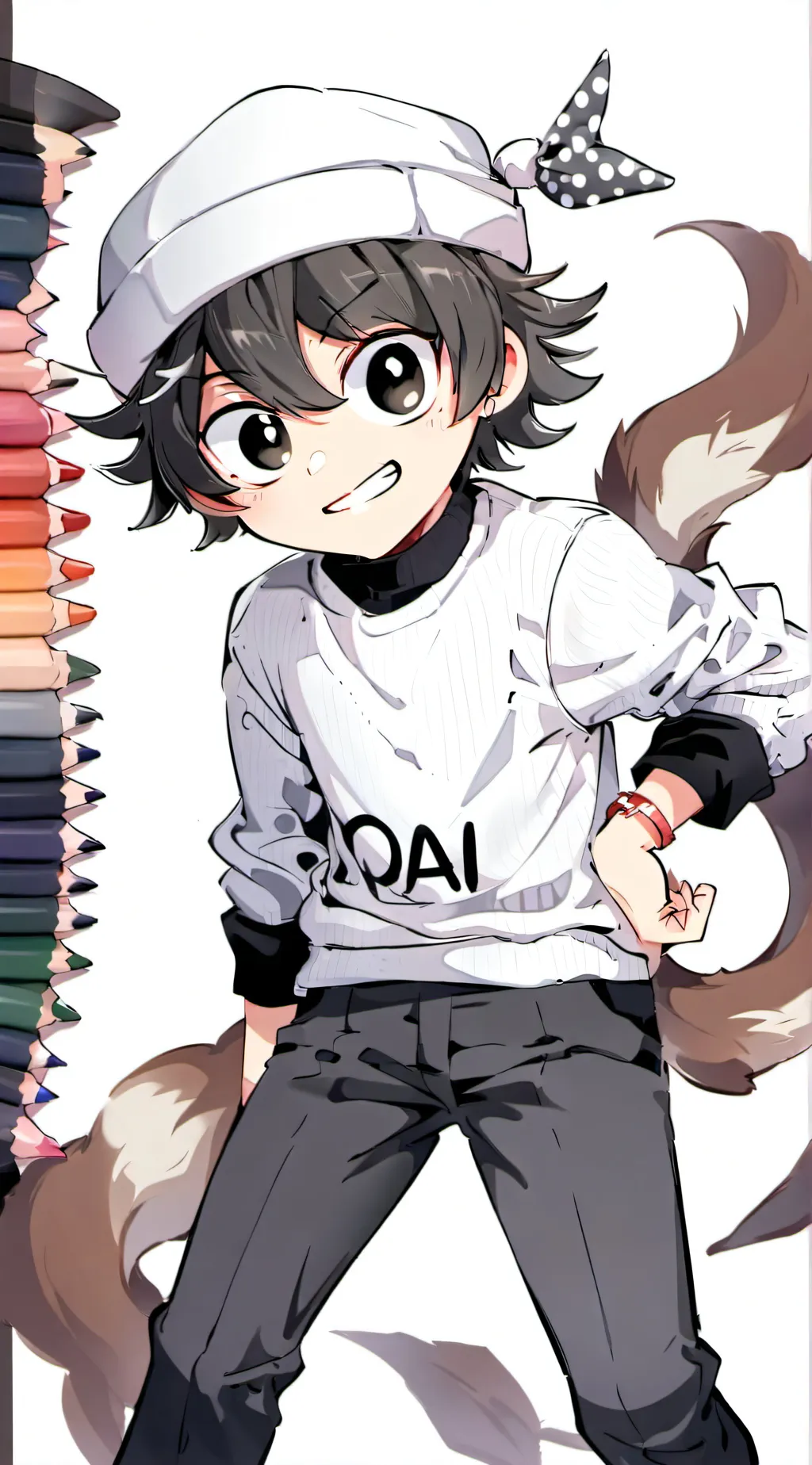 ai character: Fun dead kid background