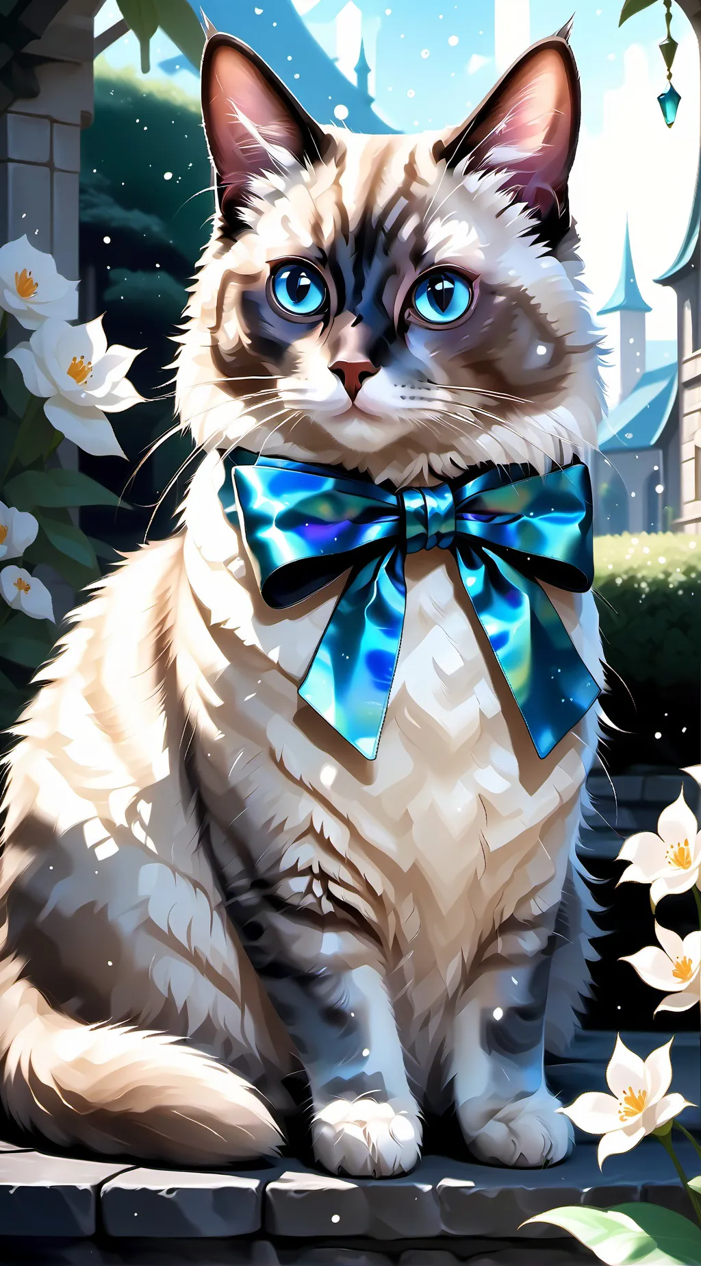 ai character: Blowflower background