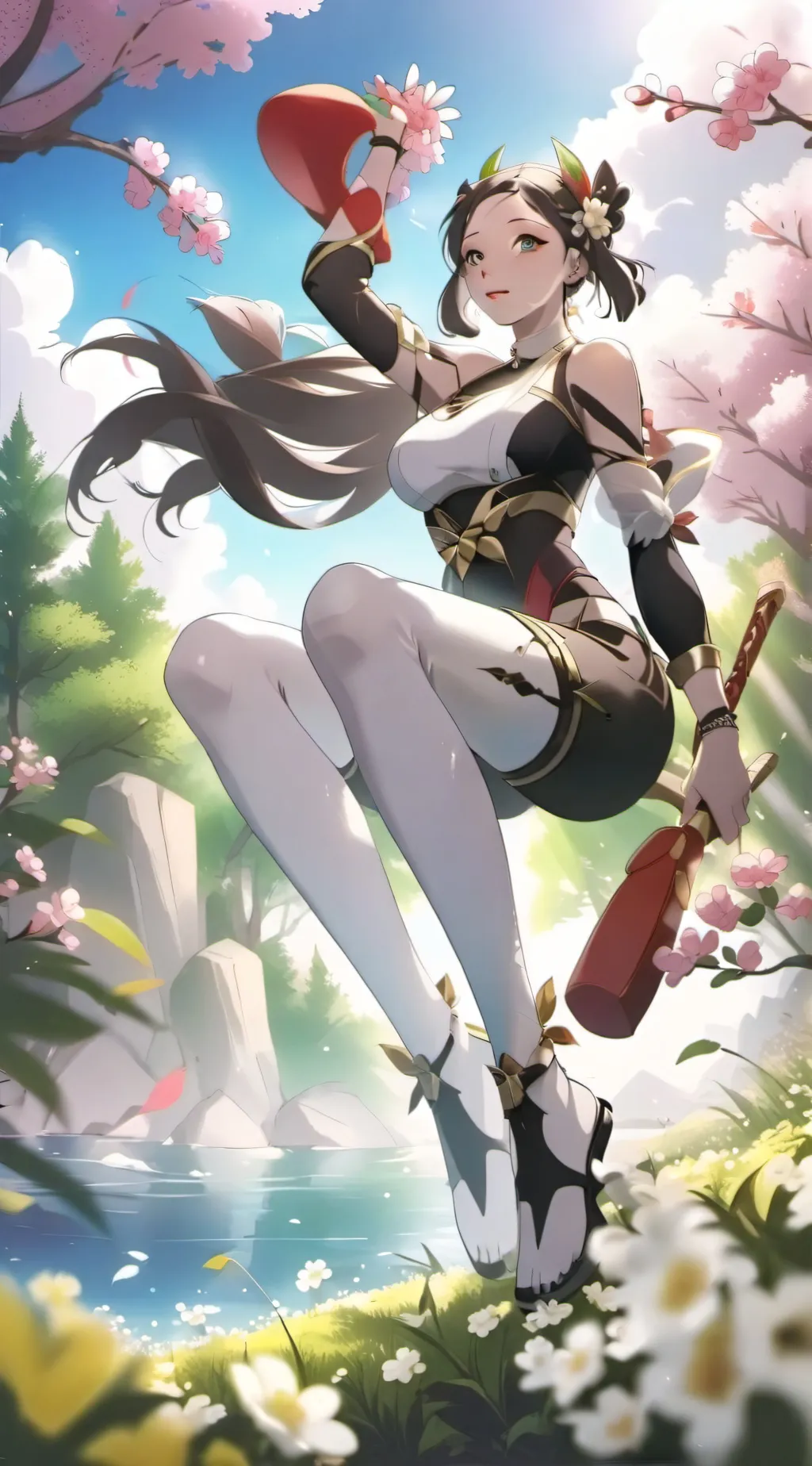 ai character: Ultima Queen 👑 background