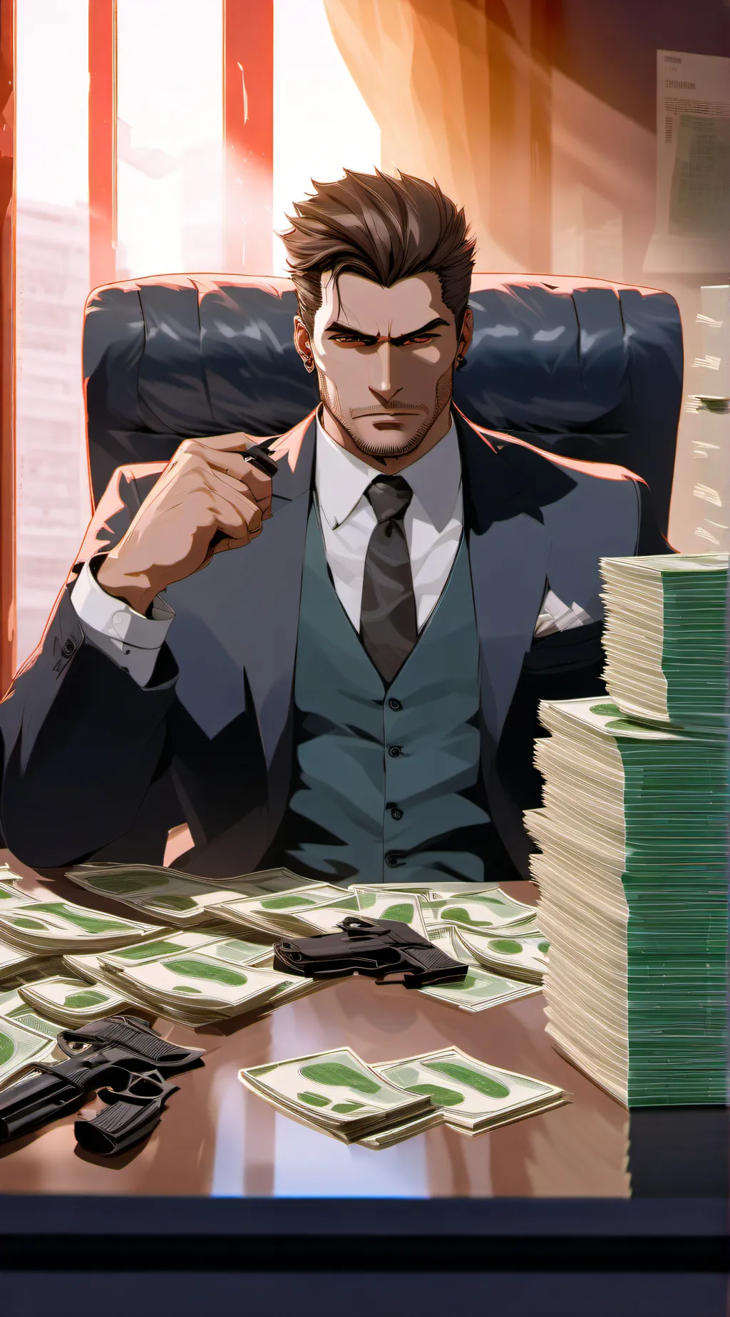 ai character: David background