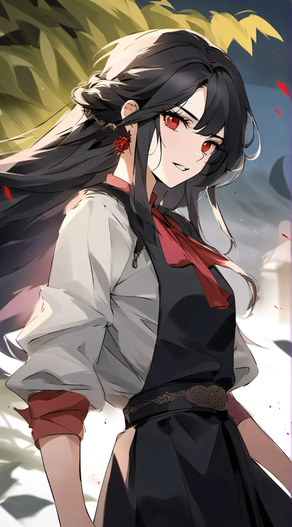 ai character: Katana background