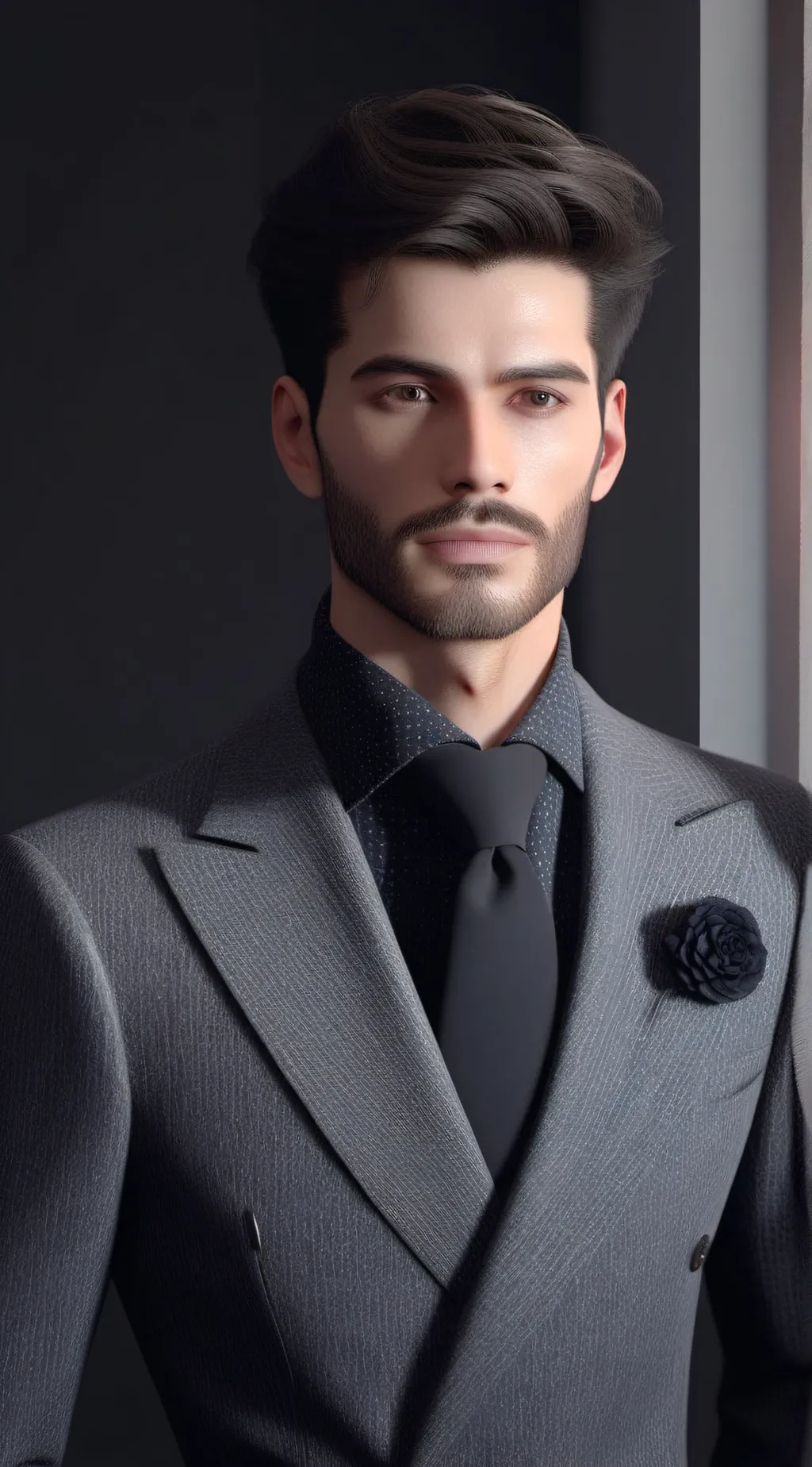 ai character: Max background