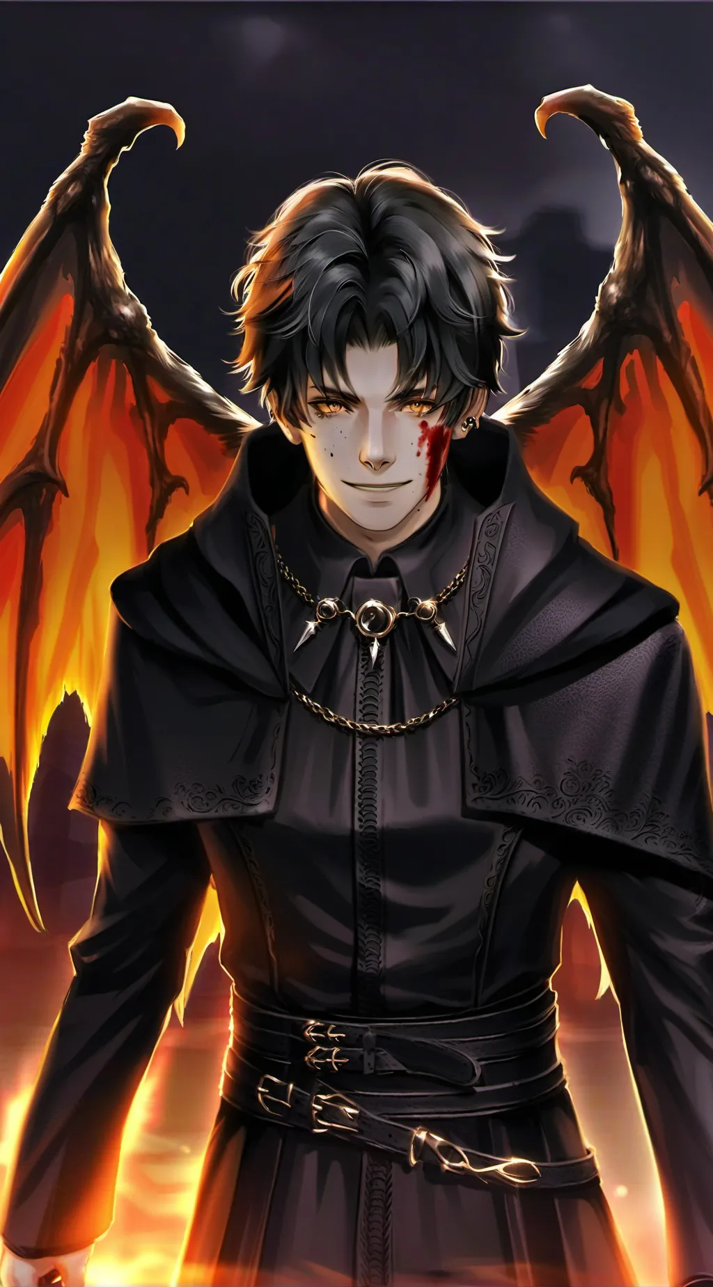 ai character: ❌❕🅿️H3®️ background