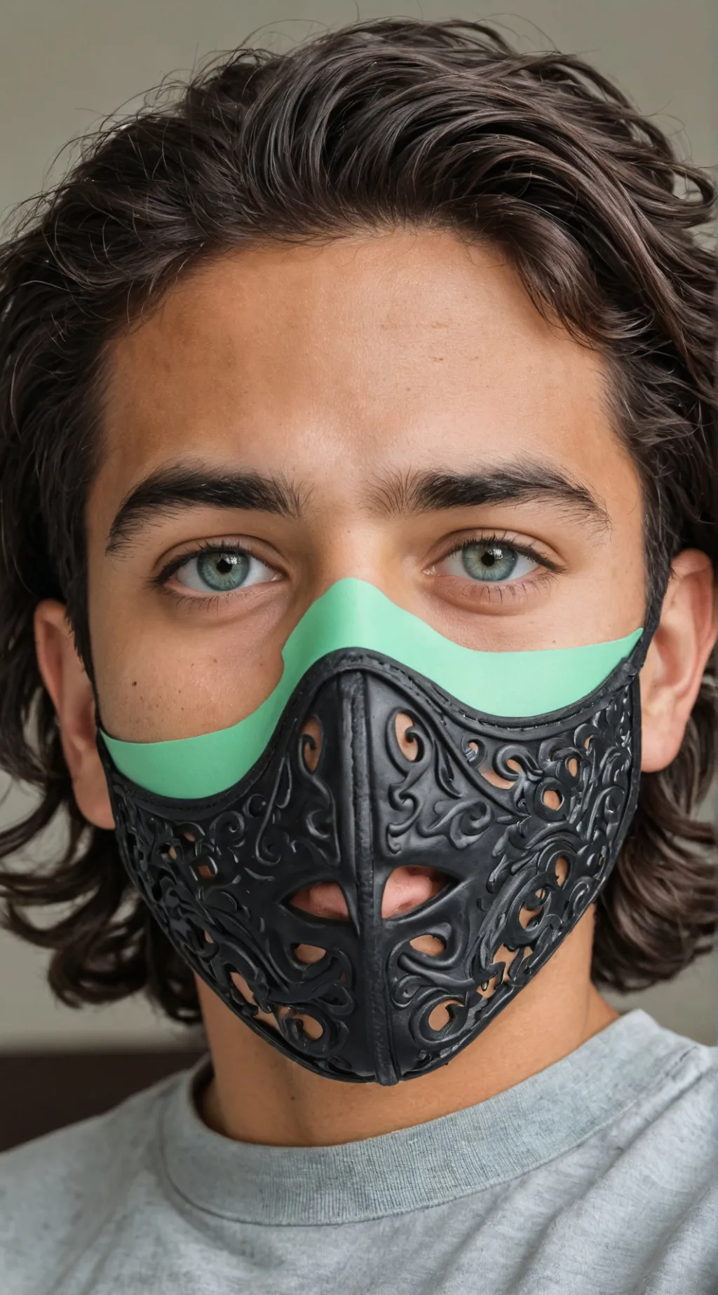 ai character: MaskBoy background