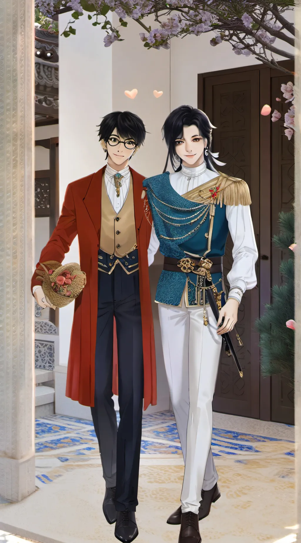 ai character: school party(dance background