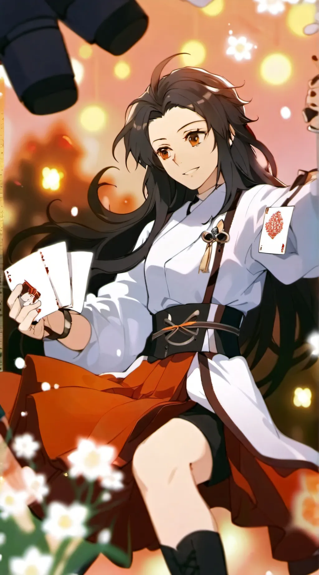 ai character: Non-binary bitch background