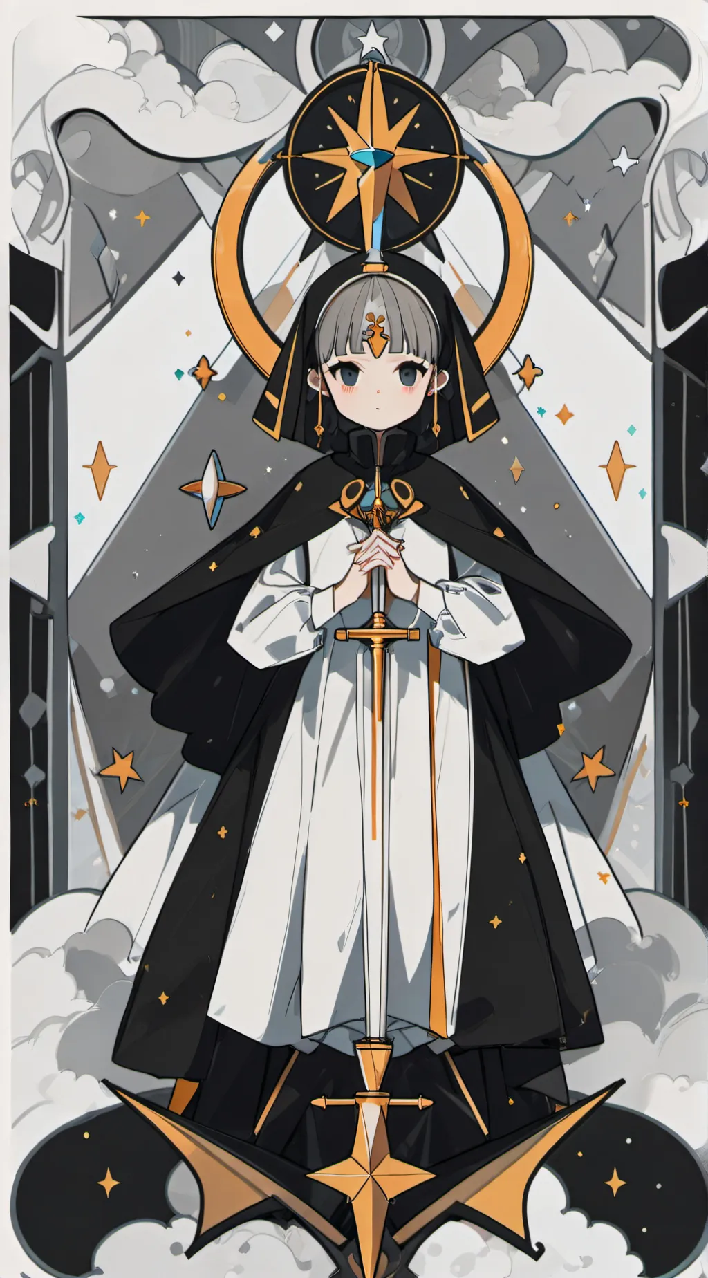 ai character: all girls school background