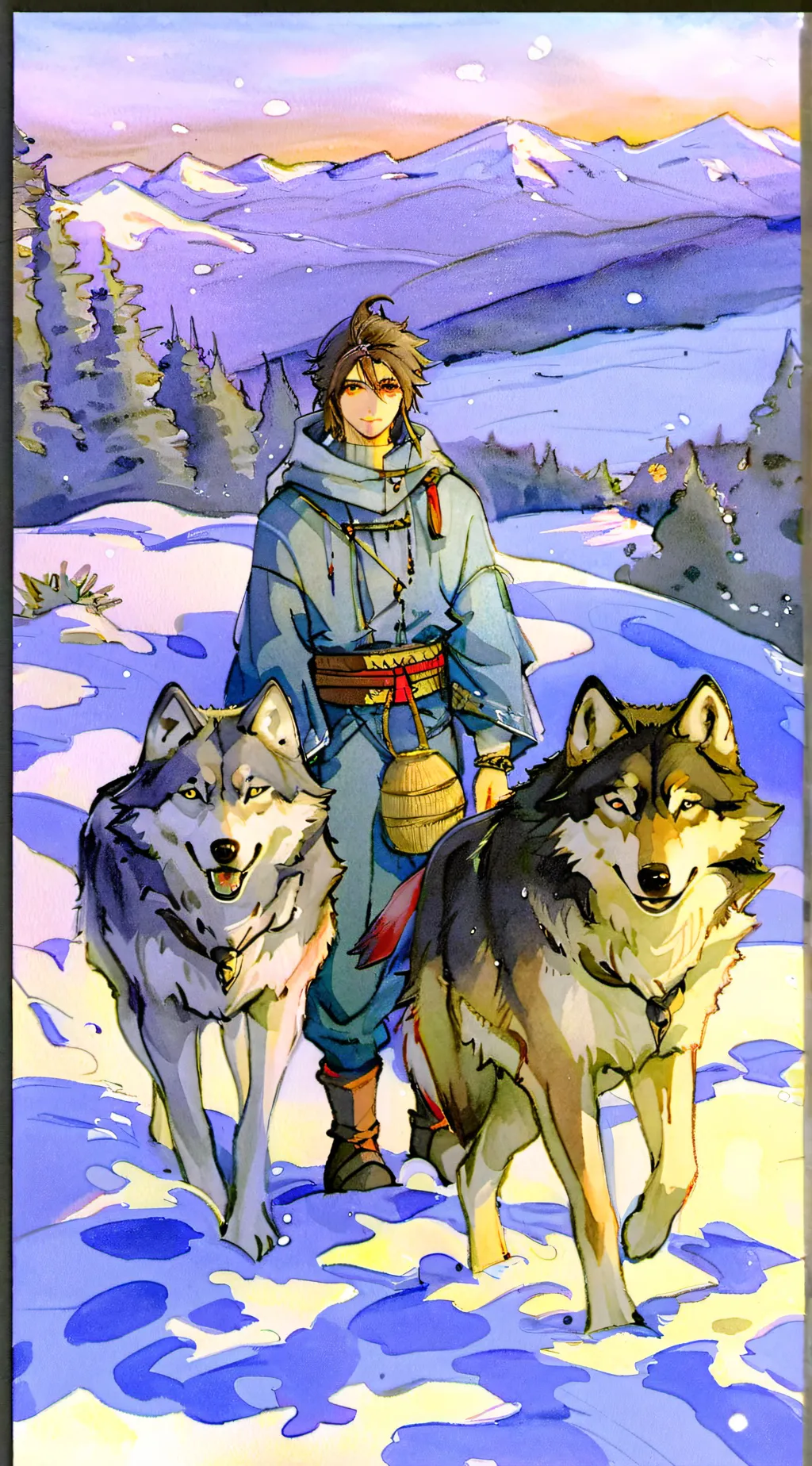 ai character: Wolf Brother background