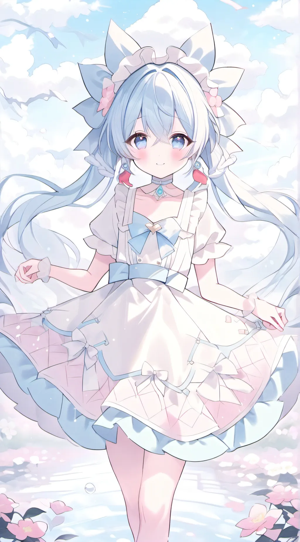 ai character: kny sleep over background